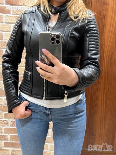 Кожено черно яке Guess в Якета в гр. Хасково - ID38109411 — Bazar.bg