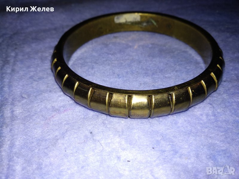 ШАРМАНТНА МЕСИНГОВА ВИНТИДЖ - АРТ ГРИВНА 37955, снимка 1