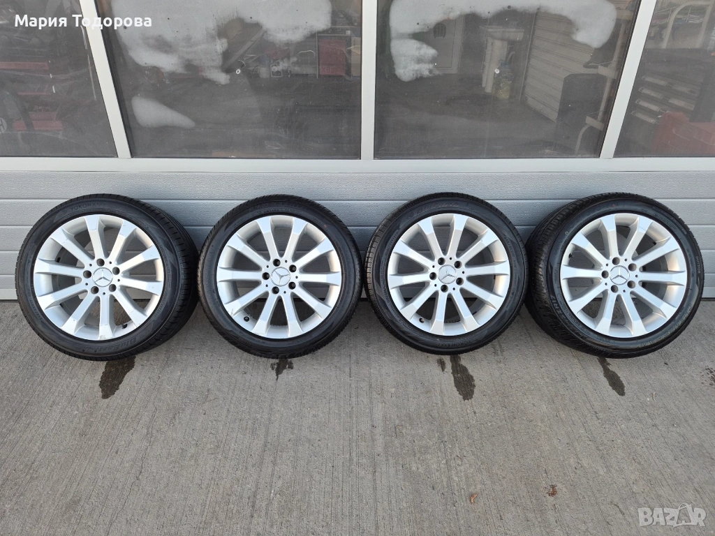 Оригинални джанти с гуми за Мерцедес/Mercedes СПОРТ ПАКЕТ 17'' 5х112, снимка 1