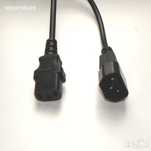 Захраннващ кабел за компютър  C14 to C13 extension SS301143, снимка 1
