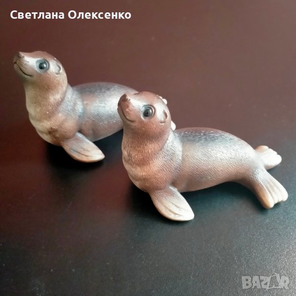 Фигурка на морски лъв Sea lion Faro A. Lucchesi Италия , снимка 1