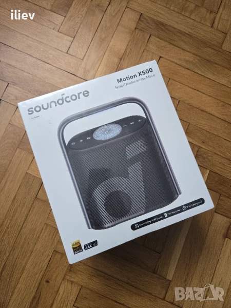 Преносима тонколона Anker SoundCore Motion X500, 40W, Wireless Hi-Res Spatial Audio, IPX7, снимка 1