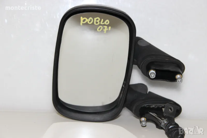 Ляво огледало Fiat Doblo (2001-2010г.) механично с жила / 735296233 Фиат Добло, снимка 1