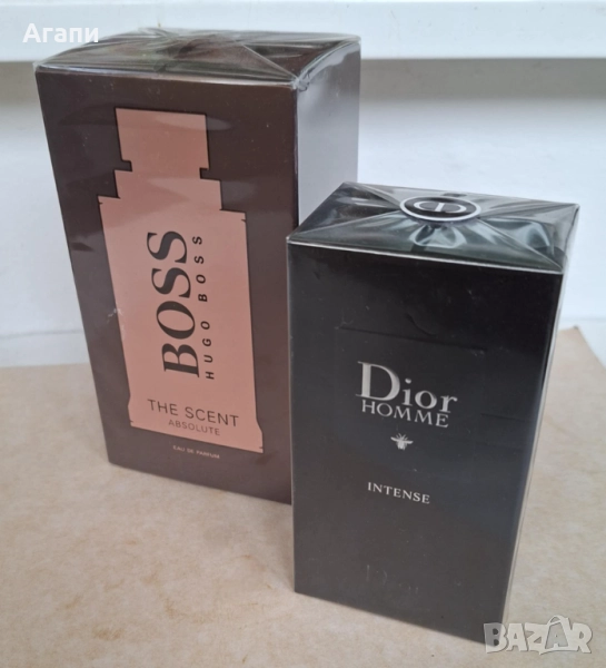 Оригинални мъжки парфюми Boss и Christian Dior нови, снимка 1