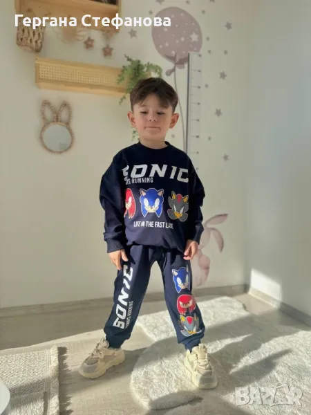 Комплект Соник Размери-3/4г.4/5г.5/6г.7/8г.9/10г. Цена-35 лв, снимка 1