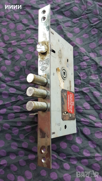 Касова брава с 2 ключа, снимка 1