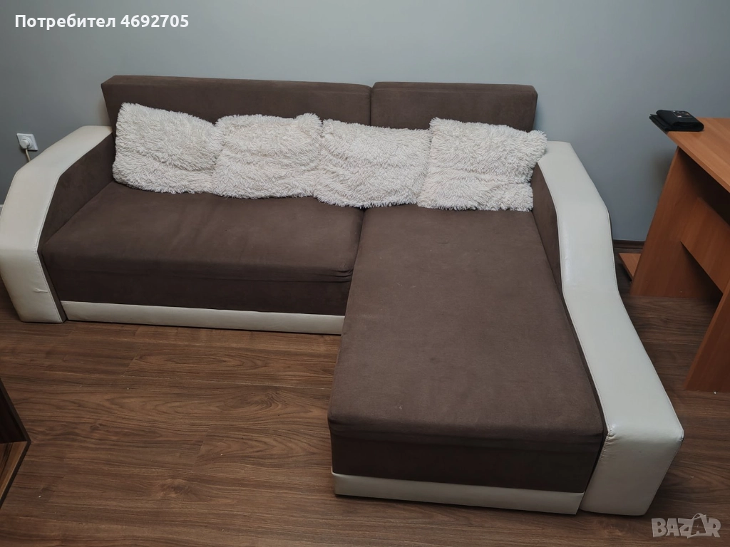 Ъглов разтегател диван, снимка 1
