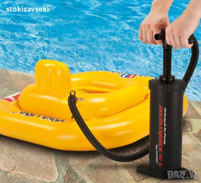 Ръчна помпа, Double Quick II 36см, INTEX, снимка 1