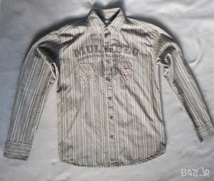 Мъжка риза райе, снимка 1