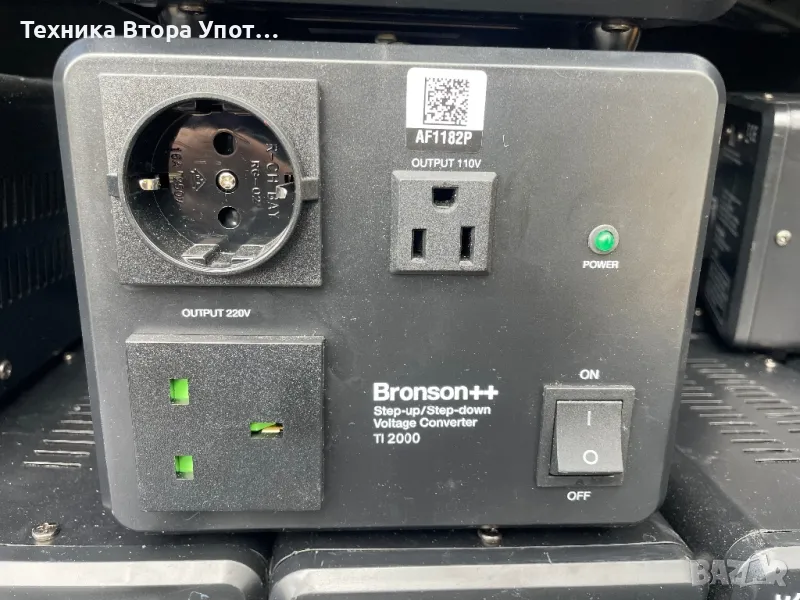 Трасформатор BRONSON ++ , 220V/110V, 115V/220V 2000VA, снимка 1
