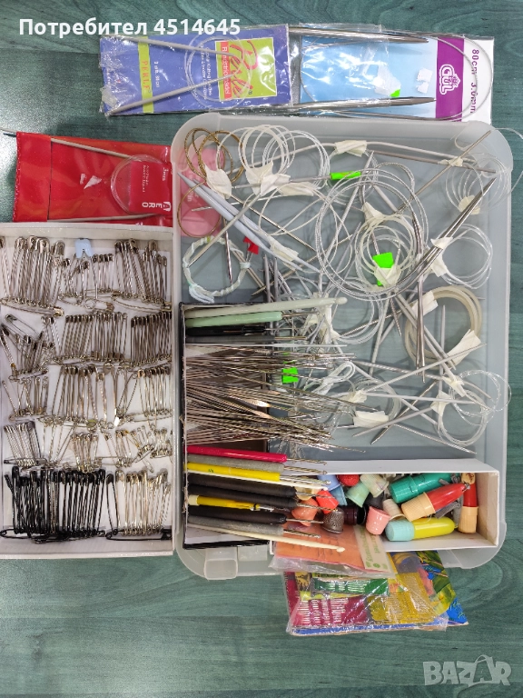 Игли за плетене, шиене, безопасни , снимка 1