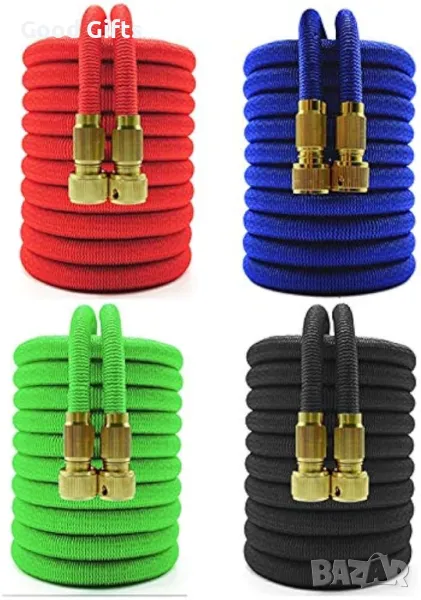 Високо КАЧЕСТВО! Разтегателен маркуч 15/75м и 10/50м за поливане Garden Hose, снимка 1