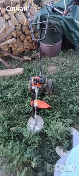 Тример с колела и дръжки, снимка 1