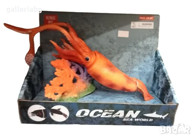 Реалистична морска фигура калмар , снимка 1