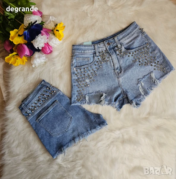 Модерни къси дънкови панталонки, снимка 1