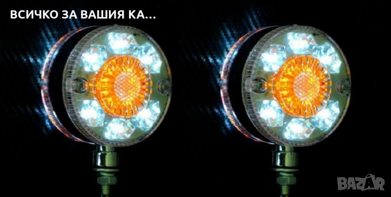   1 бр. ЛЕД габарит за огледало Обеци на камион 24V, снимка 1