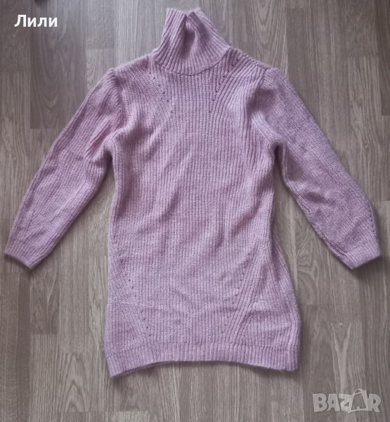 Розов пуловер за момиче , снимка 1