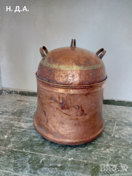 Продава се меден казан за ракия , снимка 1