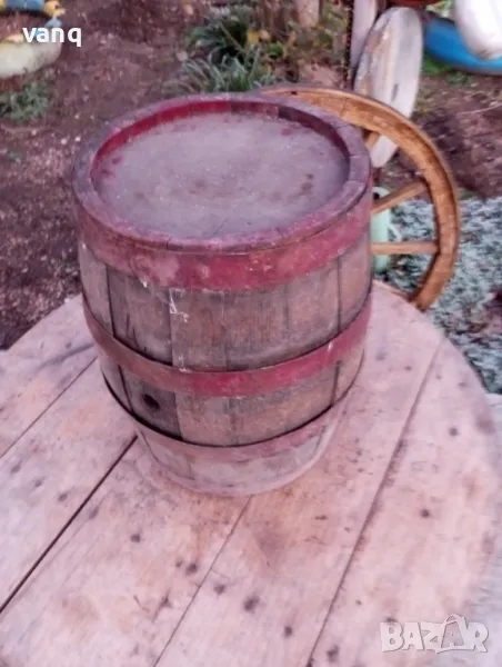 Старо дървено буре, снимка 1