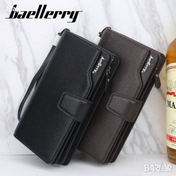 Бизнес мъжки портфейл луксозен Baellerry S1069 , снимка 1