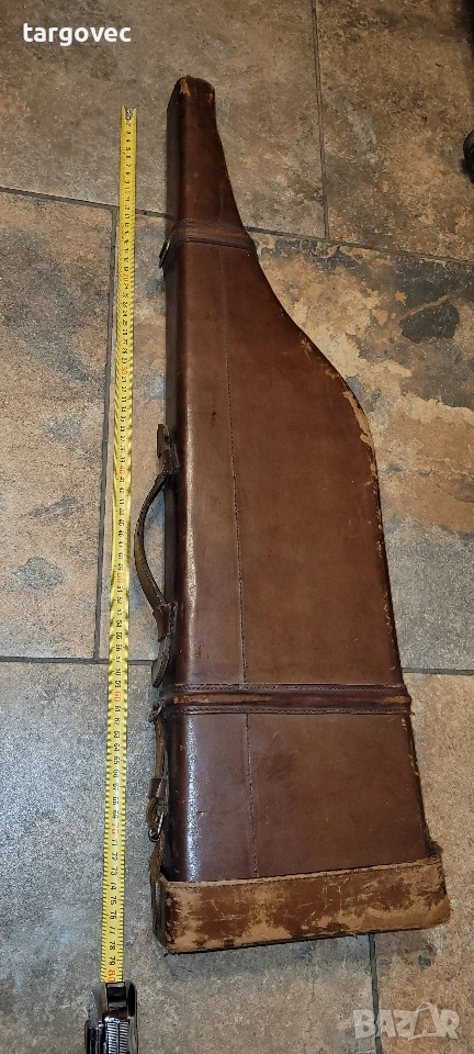 старинен твърд калъф кейс за пушка, снимка 1