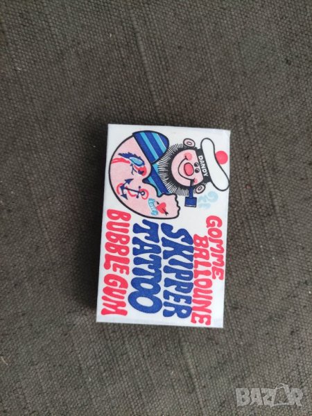 Продавам опаковка и стикер дъвка Dandy Skipper Tattoo Bubble Gum Sticker, снимка 1