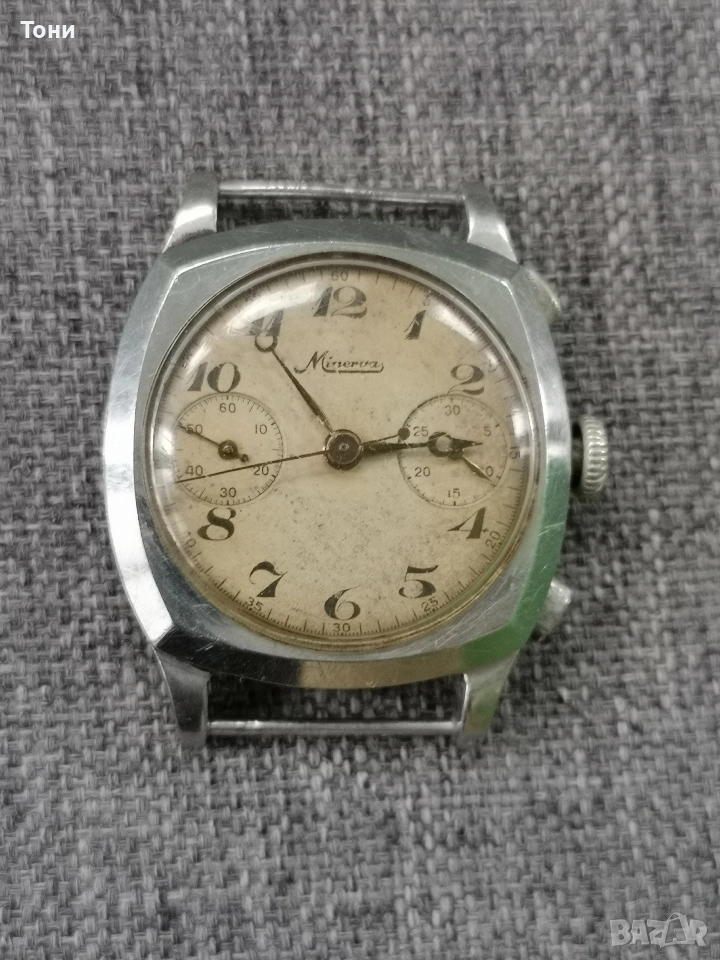 Minerva chronograf 1940г., снимка 1