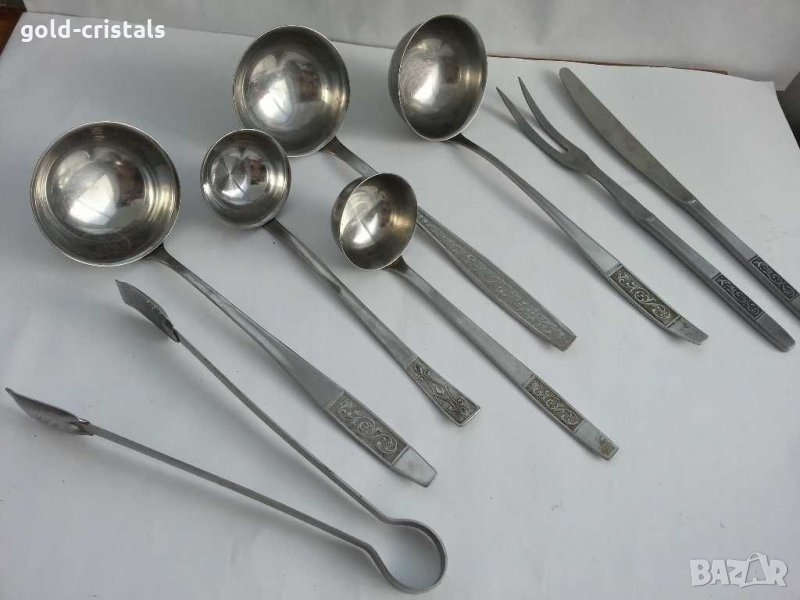 Руски черпаци нож вилица щипка , снимка 1