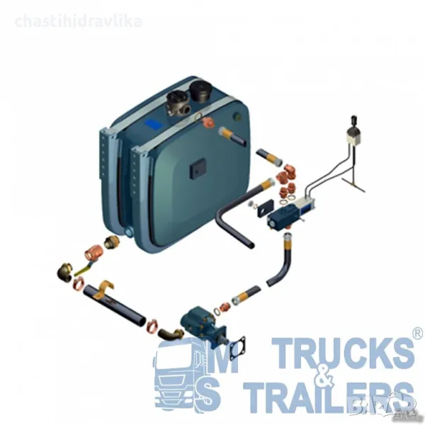 Еднокръгова хидравлична система HYVA за скоростна кутия MERCEDES, снимка 1