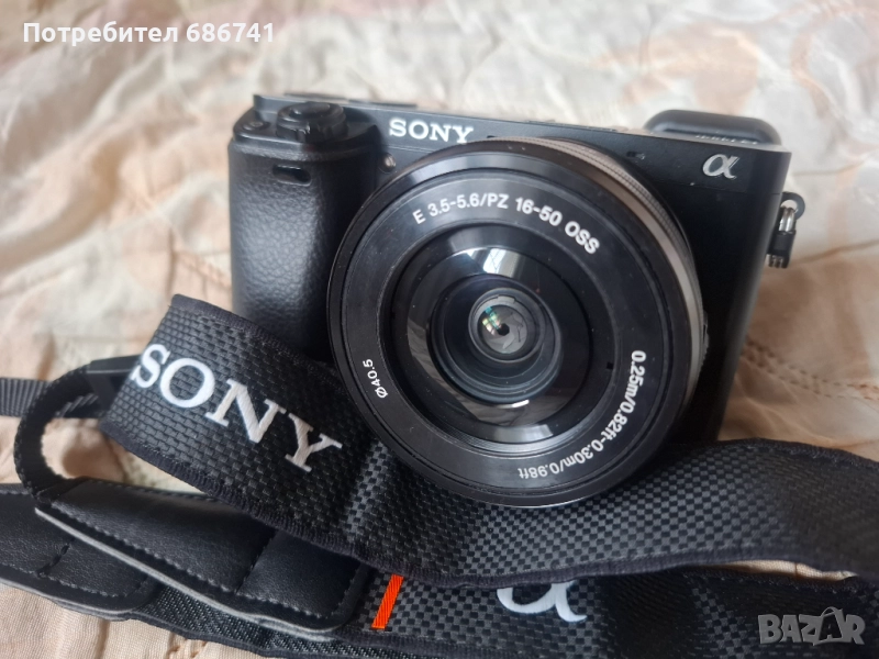 Фотоапарат Sony A6000 на 1313 кадъра, снимка 1