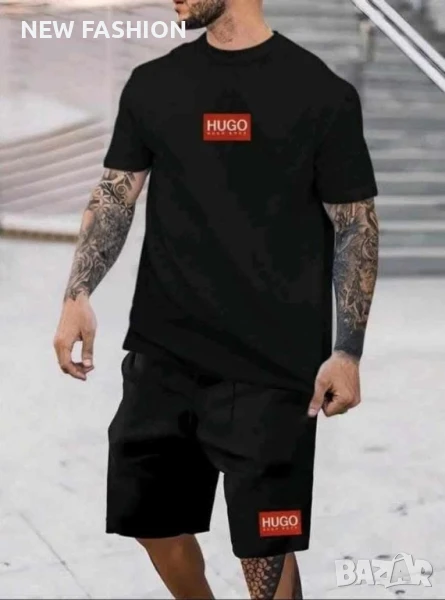 Мъжки Памучен Комплект ✨HUGO BOSS , снимка 1