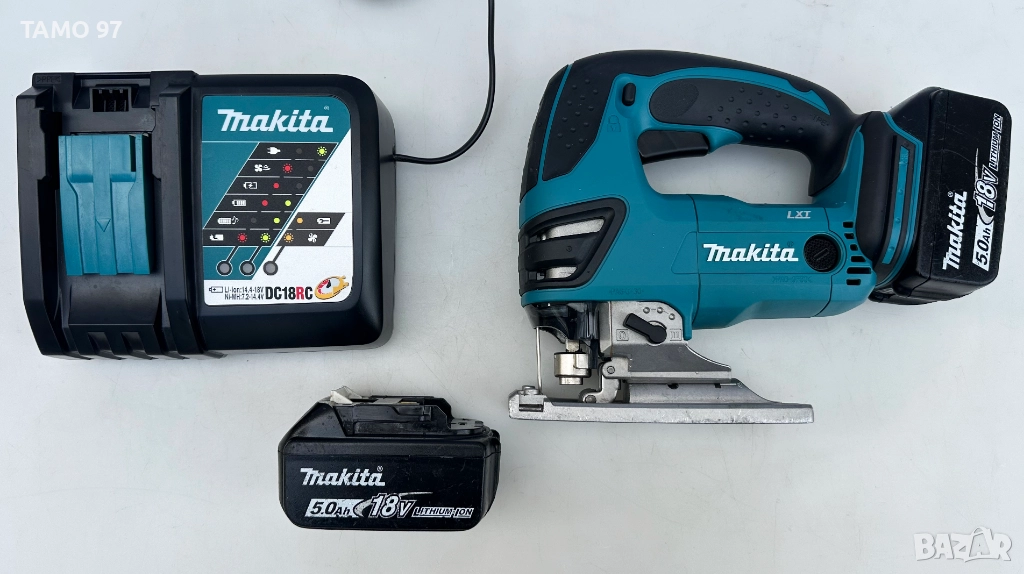 Makita DJV180 - Акумулаторен прободен трион 2x18V 5.0Ah перфектен!, снимка 1