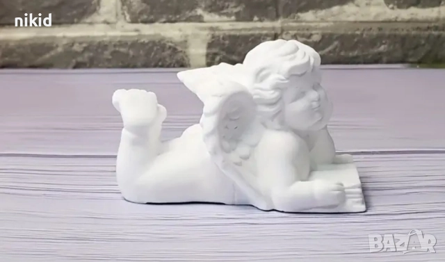 3D лежащ Ангел дете с книга силиконов молд форма фондан шоколад гипс свещ декор, снимка 5 - Форми - 52259420