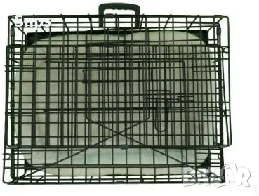 Сгъваема клетка за кучета с метална табла и постелка за кучета 60х40х51, снимка 9 - За кучета - 48512824