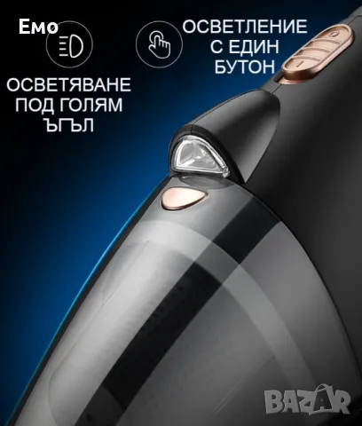 Ръчна преносима автомобилна прахосмукачка. Мощност 106W - TWC-02 - AUTO CLEAN14, снимка 8 - Аксесоари и консумативи - 47918215