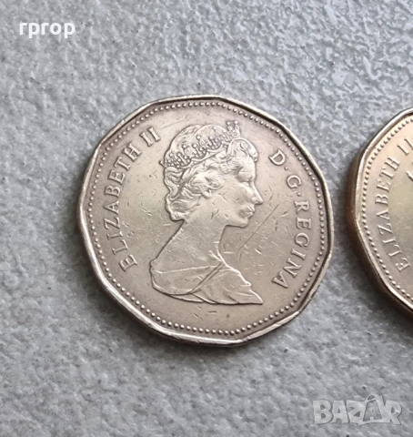 Канада . 1 долар .  3 бройки  по 1 долар . Различна Кралица., снимка 8 - Нумизматика и бонистика - 41411121