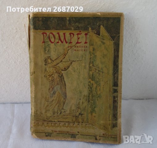 Помпей  - стара книга, снимка 2 - Други ценни предмети - 31107424