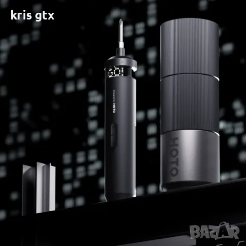 HOTO PixelDrive електрическа отвертка с дисплей и битове, снимка 2 - Други - 55090350