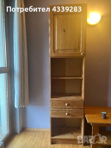 Чамова библиотека шкаф , снимка 2 - Шкафове - 53212615