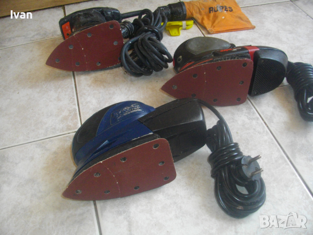 RUPES/MAC ALLISTER-200W-100W-Професионален Виброшлайф-Италия-За 1 Ръка-Тип Мишка-200-100 Вата, снимка 7 - Други инструменти - 36566345