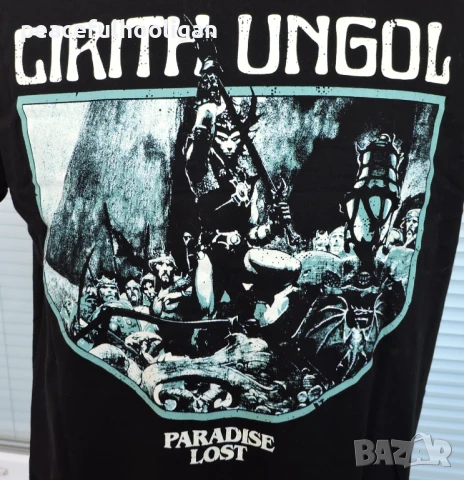 Cirith Ungol T-Shirt Paradise Lost album cover - тениска размер L, снимка 4 - Тениски - 50837436