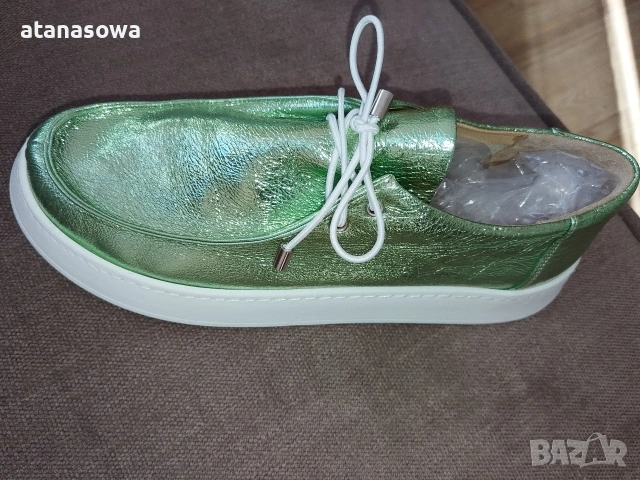 дамски обувки40номер,естествена кожа., снимка 2 - Дамски ежедневни обувки - 54357740