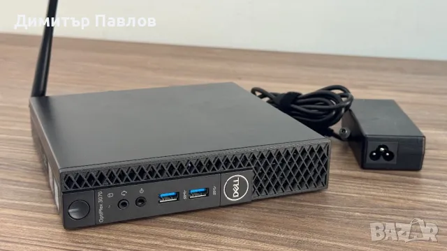 DELL OptiPlex 3070 Micro - I5 9500T  / 16GB / 256GB + 750GB / Wi-Fi, снимка 1