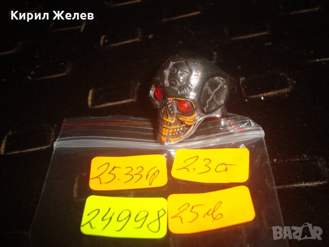 ХЕВИ МЕТЪЛ ПРЪСТЕН НЕО ГОТИЧЕСКИ СТИЛ НЕРЪЖДАЕМА СТОМАНА НОВ 24998, снимка 5 - Пръстени - 34365261