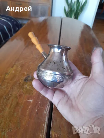 Старо Бакърено Джезве #6, снимка 3 - Други ценни предмети - 49042850