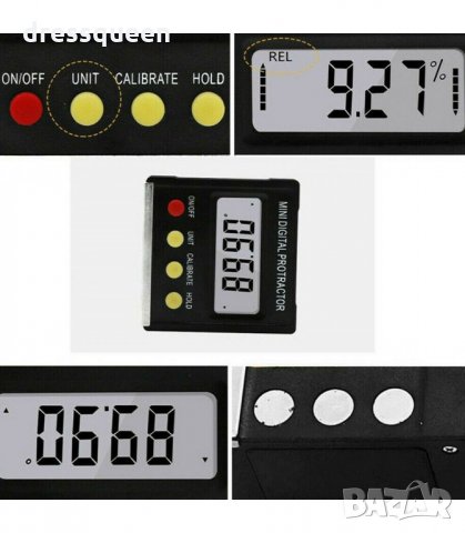 3103 Магнитен дигитален ъгломер и нивелир, снимка 7 - Измервателни инструменти - 34248266