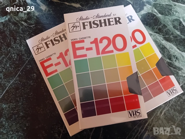 Fisher E-120 VHS видео касета