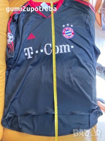 FC Bayern Munchen Adidas Футболна Тениска XXL Черно/червено Байерн Мюнхен, снимка 6 - Тениски - 42433988