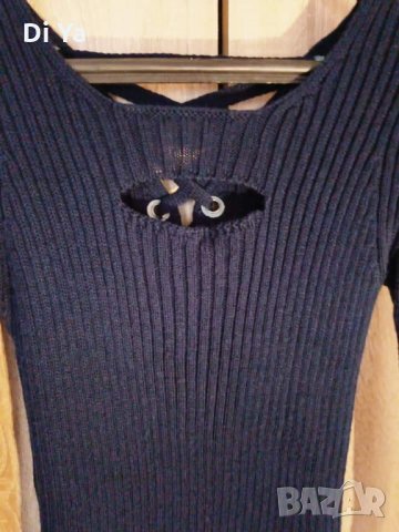 Плетена рокля рипс, снимка 3 - Рокли - 31226429