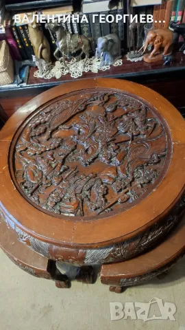 Масичка с две табуретки , снимка 3 - Маси - 49175984